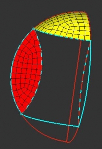 参赛：【Hyperworks网格划分】分享球体的一种划分方法-啃梨法的图3